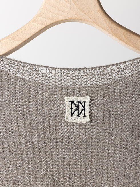 【 予約:9月中旬 】SHEER MOHAIR KNIT PO /Y263-91101