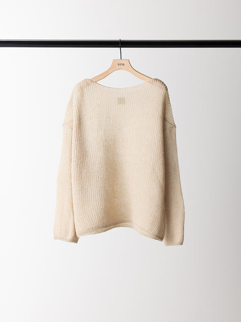 【 予約:9月中旬 】SHEER MOHAIR KNIT PO /Y263-91101