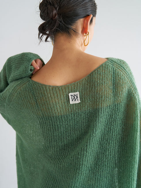 【 予約:9月中旬 】SHEER MOHAIR KNIT PO /Y263-91101