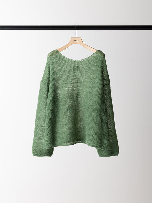 【 予約:9月中旬 】SHEER MOHAIR KNIT PO /Y263-91101