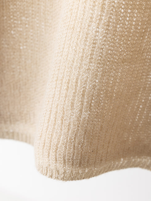 【 予約:9月中旬 】SHEER MOHAIR KNIT PO /Y263-91101