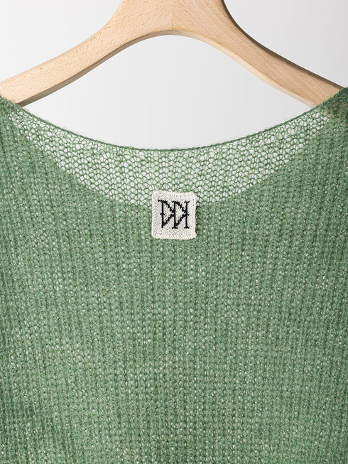 【 予約:9月中旬 】SHEER MOHAIR KNIT PO /Y263-91101